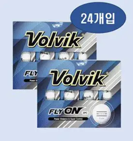 볼빅 골프공 플라이온 3피스 코스트코 비거리 고반발 스크린 골프볼 퍼팅 라인, 12개, 2개