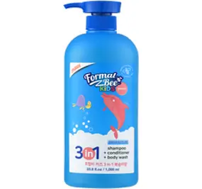 포멀비키즈 3 in 1 올인원클렌저 복숭아향, 1L, 1개