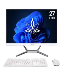 뷰라이프 27인치 일체형PC N5095 윈도우11포함 저소음 무선키보드마우스 증정, 240GB, 8GB, WIN11 Pro, 화이트, AP-D270-N5
