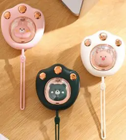 무료 포커스 캐릭터 고양이손난로 곰발바닥손난로 핫팩 핸디워머, 고양이손난로-그린, 고양이손난로-그린
