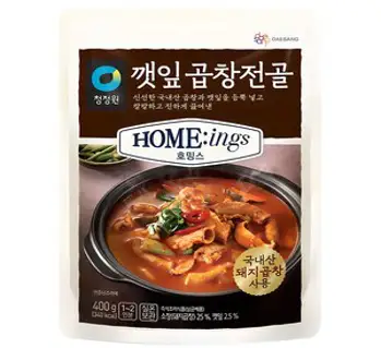 호밍스 깻잎곱창전골, 400g, 1개