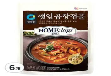 호밍스 깻잎곱창전골, 400g, 6개