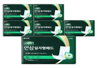 유한킴벌리 남녀공용 디펜드 속 기저귀 라운드형 성인기저귀/패드 대형, FREE(onesize), 30개입, 6개