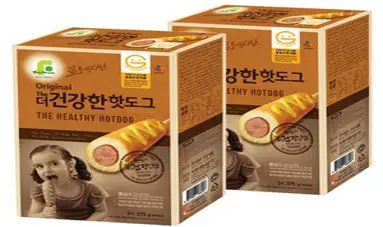 프레시안 더 건강한 핫도그, 375g, 2개