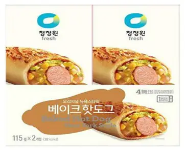 청정원 베이크핫도그, 115g, 2개