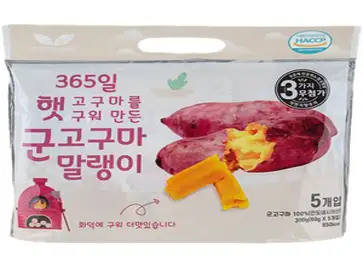 봄날인터내셔널 군고구마 말랭이, 60g, 5개