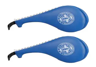 신신살롱 연습용 태권도 발차기 미트, 블루, 2개