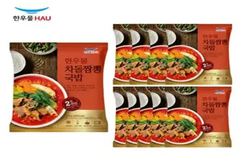 [치타마켓] 한우물 차돌 짬뽕국밥, 210g, 10개