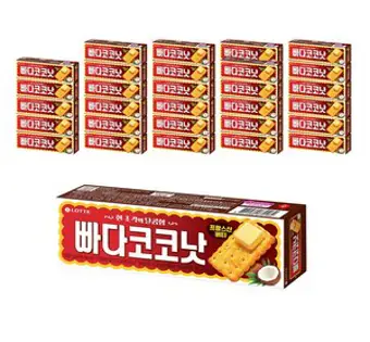 롯데웰푸드 빠다코코낫, 100g, 30개