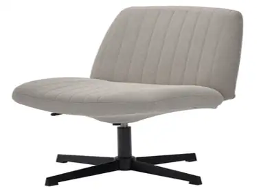 누하스 LINE CHAIR, 그레이, 65 x 66 x 79.5~89 cm